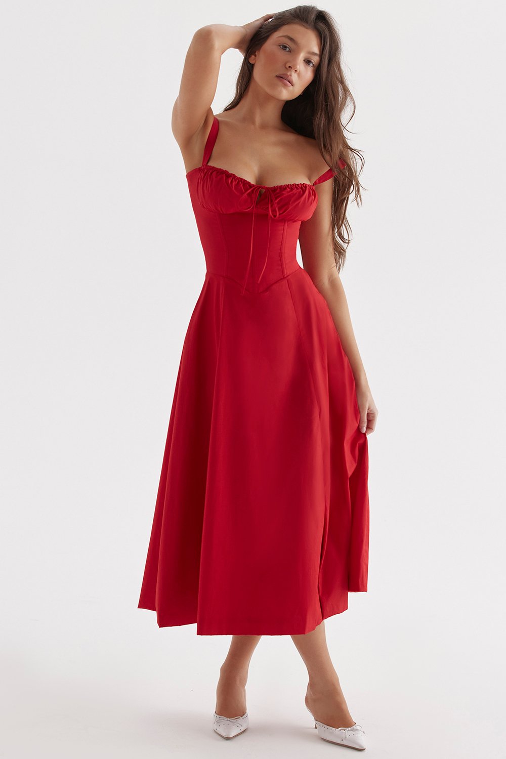 Exclusive Newest Style Dress-PRINT BUSTIER SUNDRESS