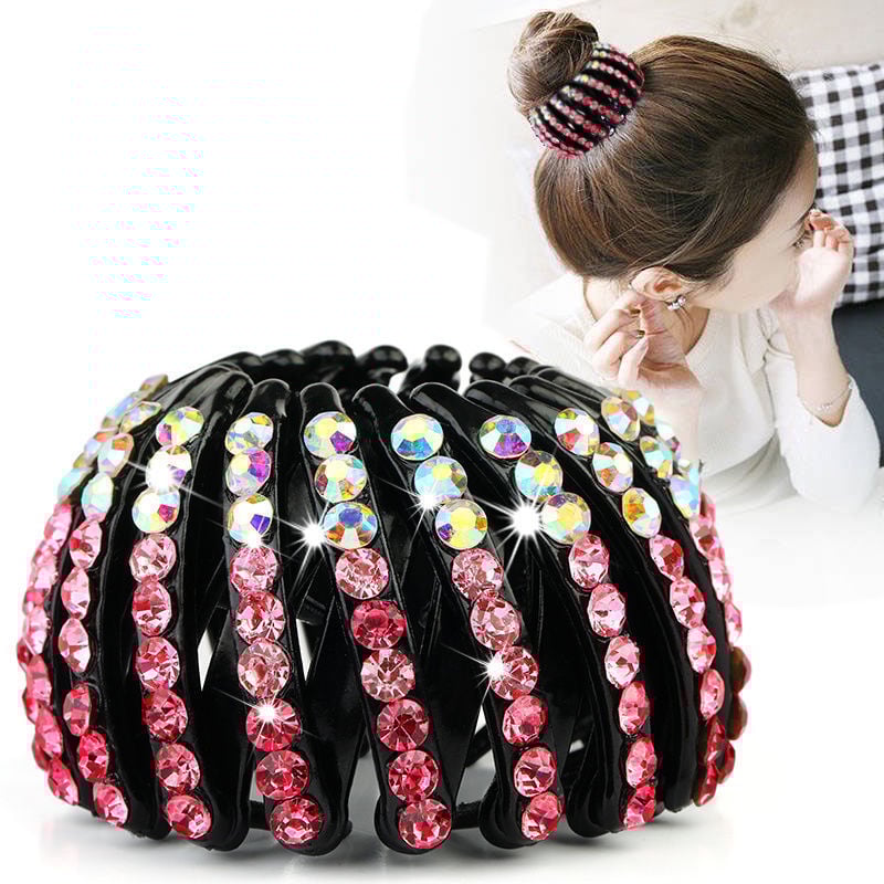 đRhinestone Lazy Bird's Nest Plate Hairpin-đ„Buy more save moređ„