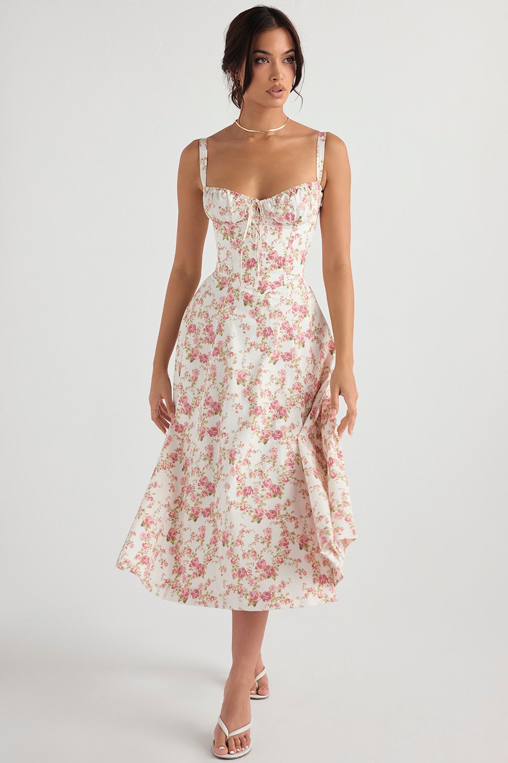 Exclusive Newest Style Dress-PRINT BUSTIER SUNDRESS