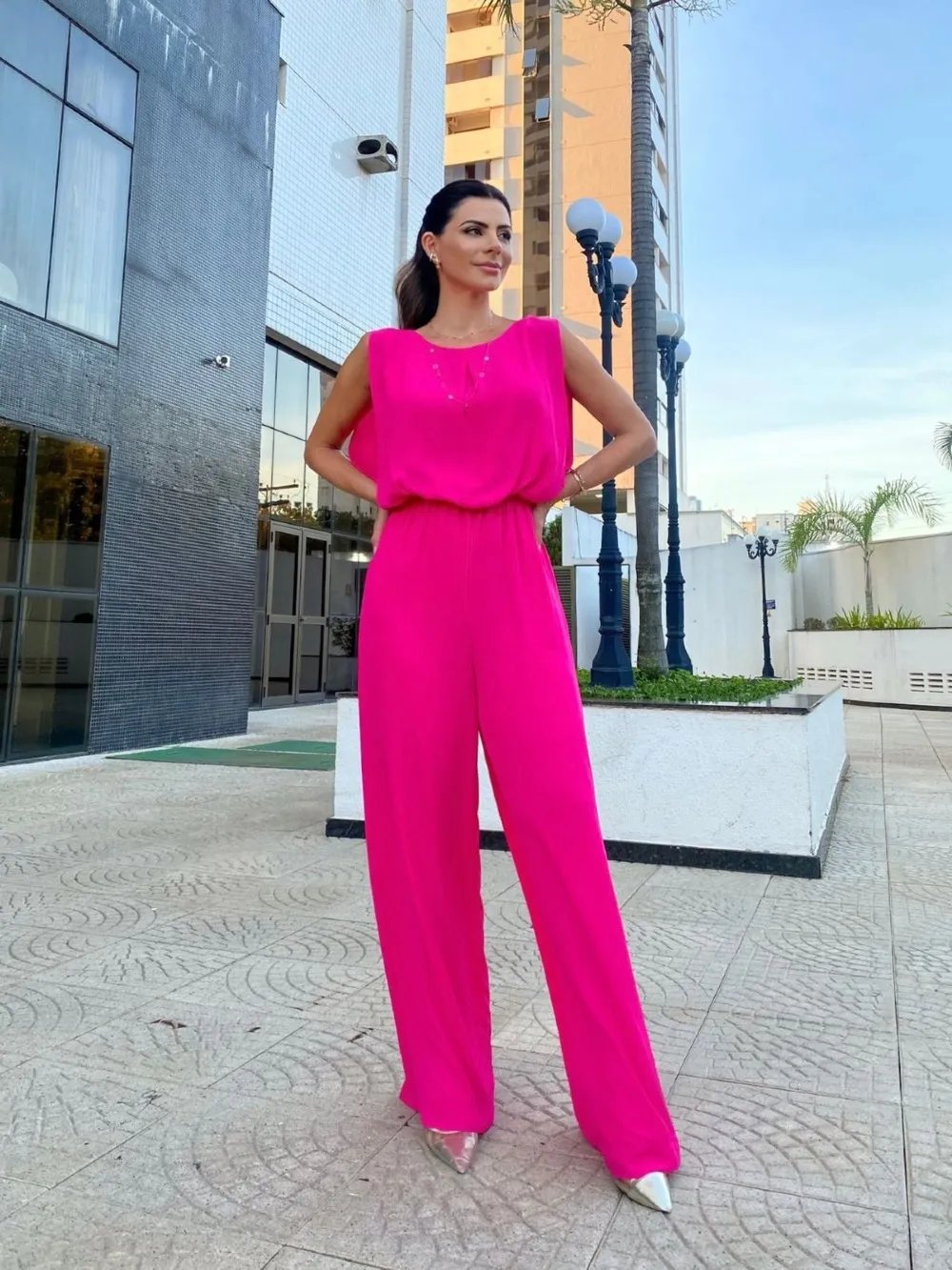 🔥Buy 2 Free Shipping🔥Black Sleeveless Jumpsuit
