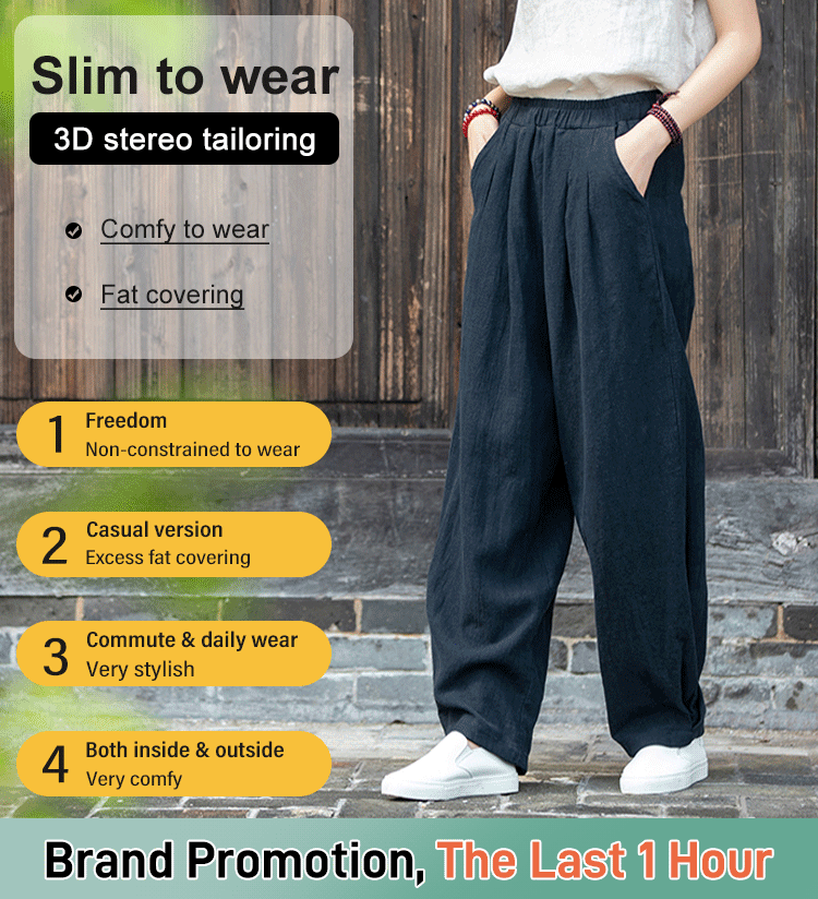 casual cotton hemp trousers——✨(Buy 2 free shipping)✨