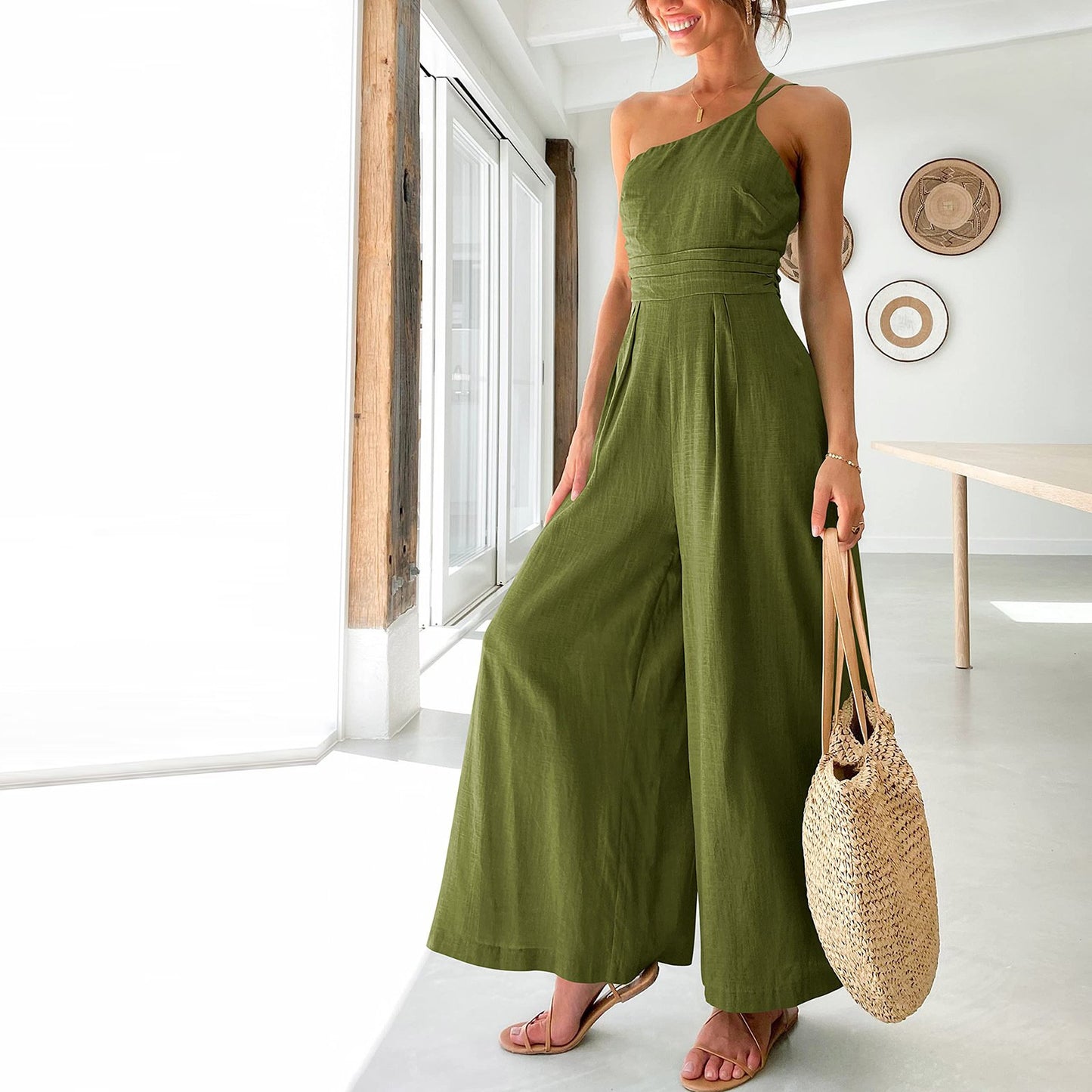 Summer Jumpsuit With Pockets