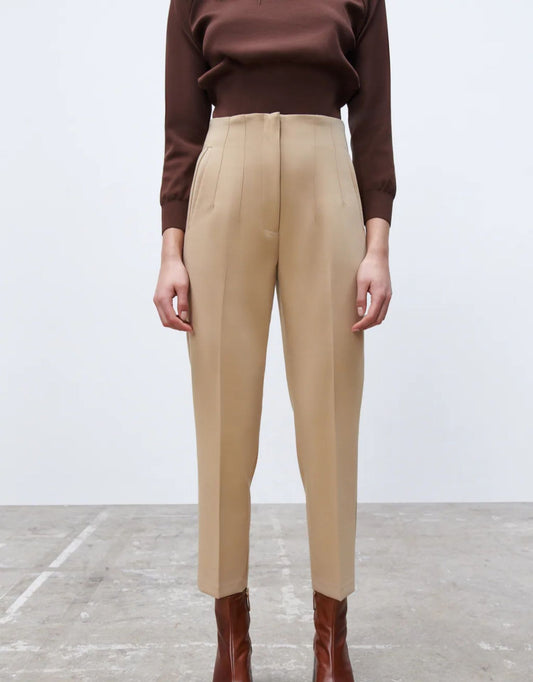 Tailored Pleat High Waist Pants(Buy 2 Free Shipping)