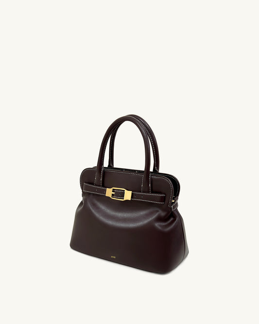Mia Tote Bag - Dark Brown