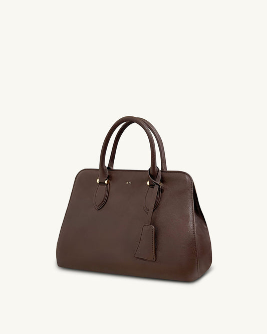 Lara Tote Bag - Dark Brown