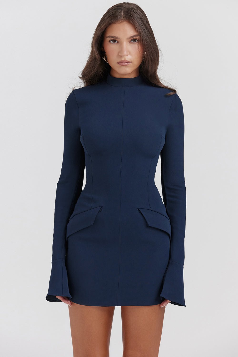 AvagarraTM Navy Cargo Mini Dress
