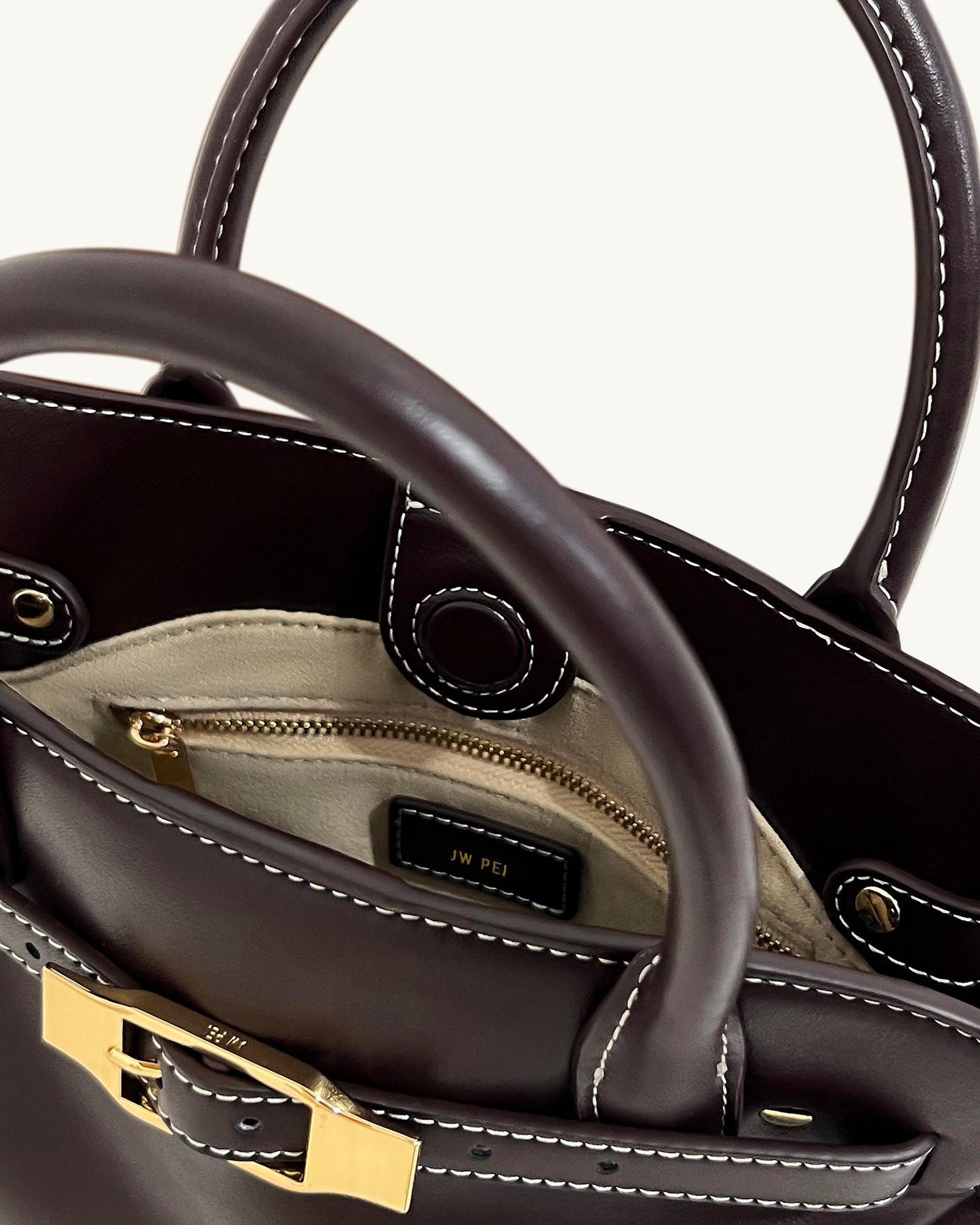 Mia Tote Bag - Dark Brown