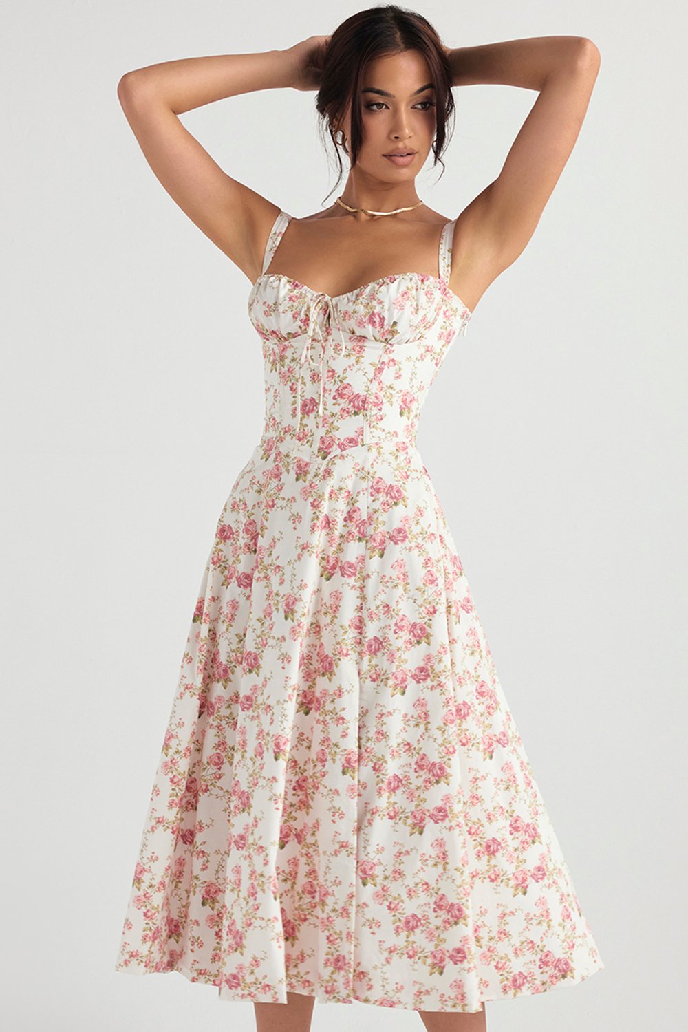 Exclusive Newest Style Dress-PRINT BUSTIER SUNDRESS