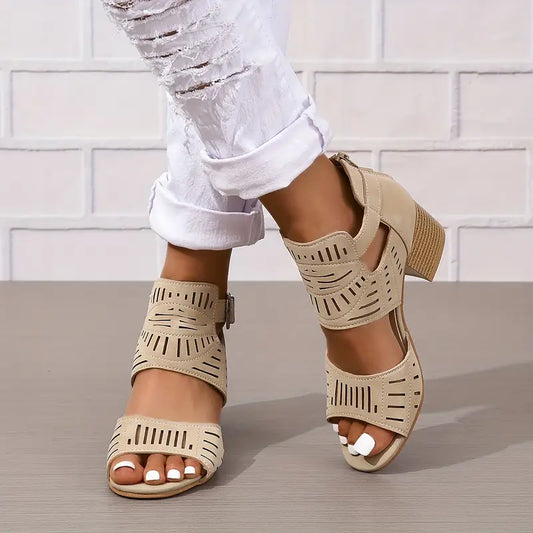 🔥Last Day Promotion 50% OFF - New Women's Orthopaedic High Heel Leather Shoes