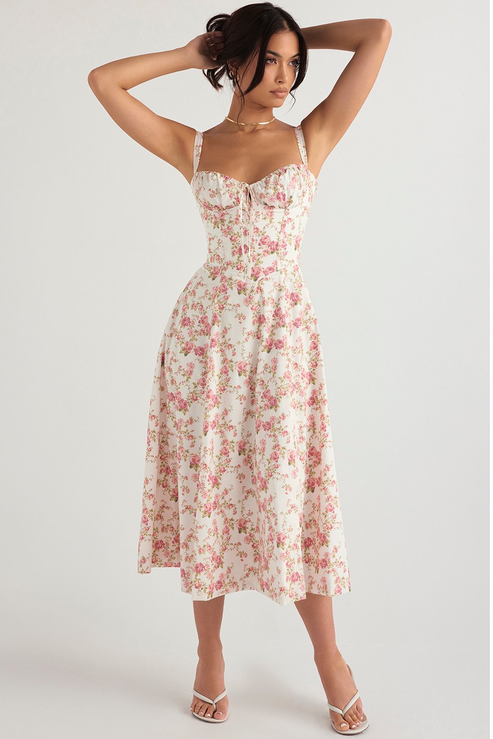 Exclusive Newest Style Dress-PRINT BUSTIER SUNDRESS