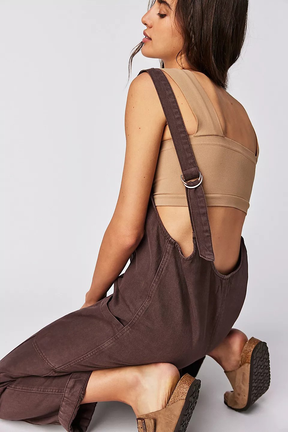 Denim Jumpsuit With Pockets (Buy 2 Free Shipping)