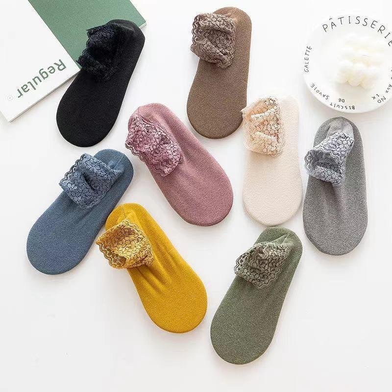 (🎅EARLY CHRISTMAS SALE - 48% OFF) New Fashion Lace Warmer Socks(One size fit all)