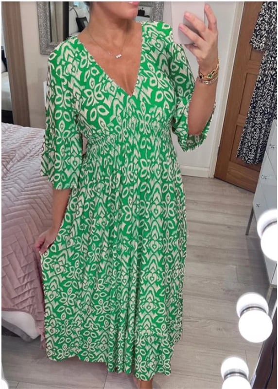 🔥49% OFF🔥V-neck floral dress