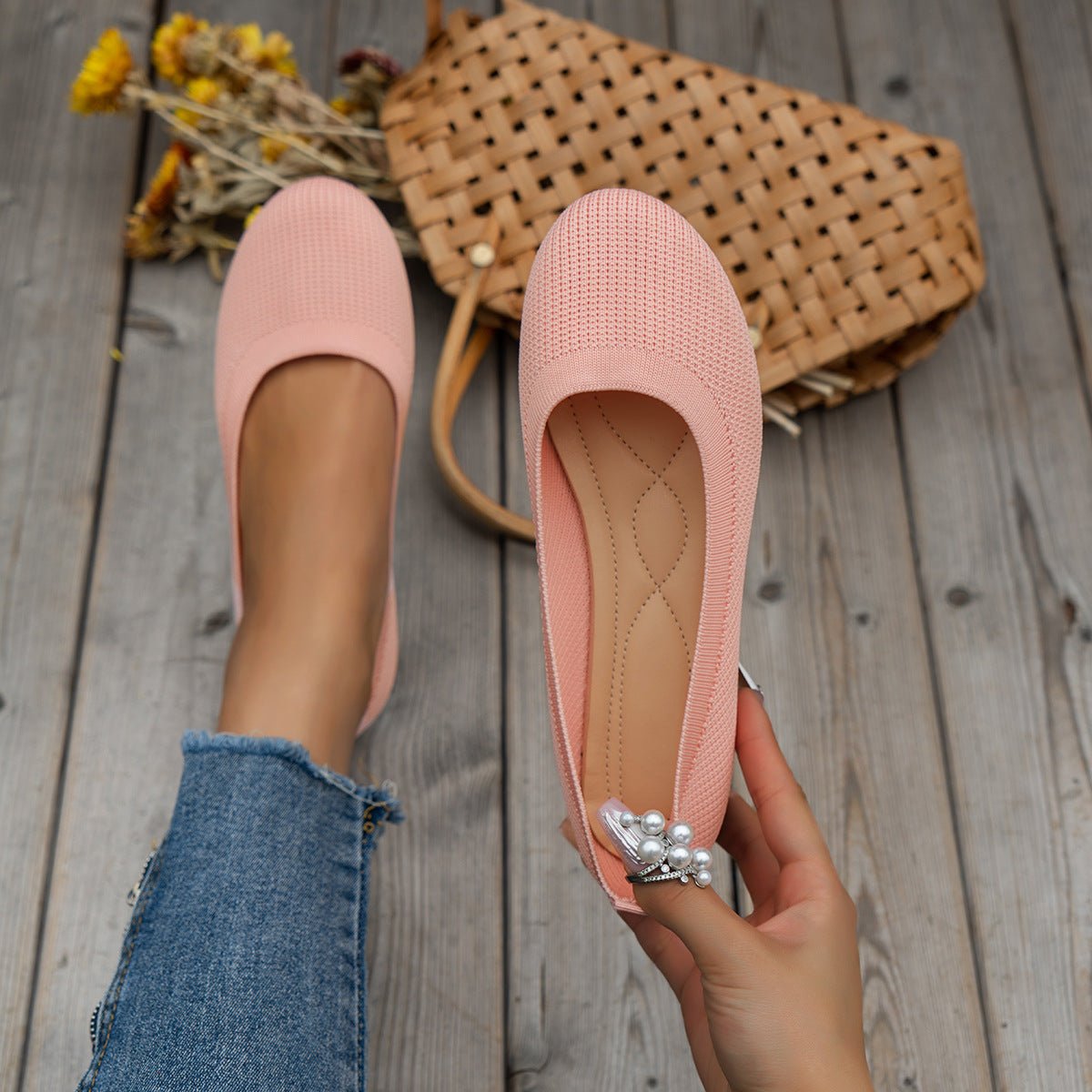 ð¥Women Comfortable Breathable Slip On Arch Support Non-Slip Casual Shoes (Buy 2 Free Shipping)