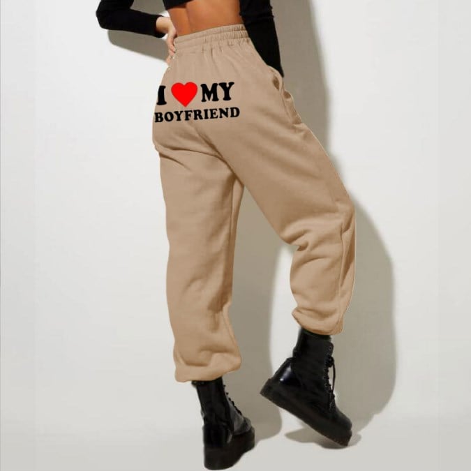 I 💖MY BOYFRIEND 🎁printed sweatpants