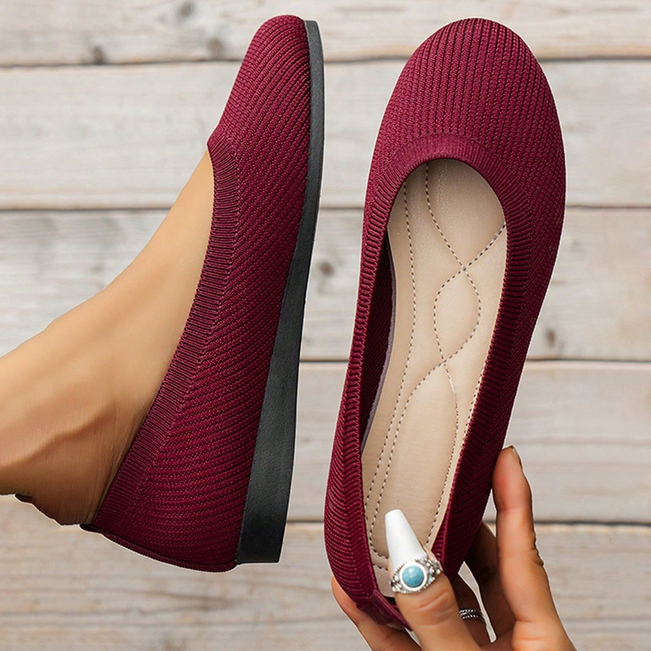 ð¥Women Comfortable Breathable Slip On Arch Support Non-Slip Casual Shoes (Buy 2 Free Shipping)