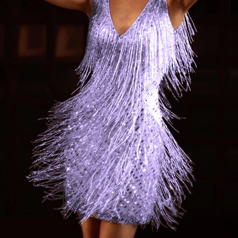 👗Sexy Elegant Party Tassels Dress👗