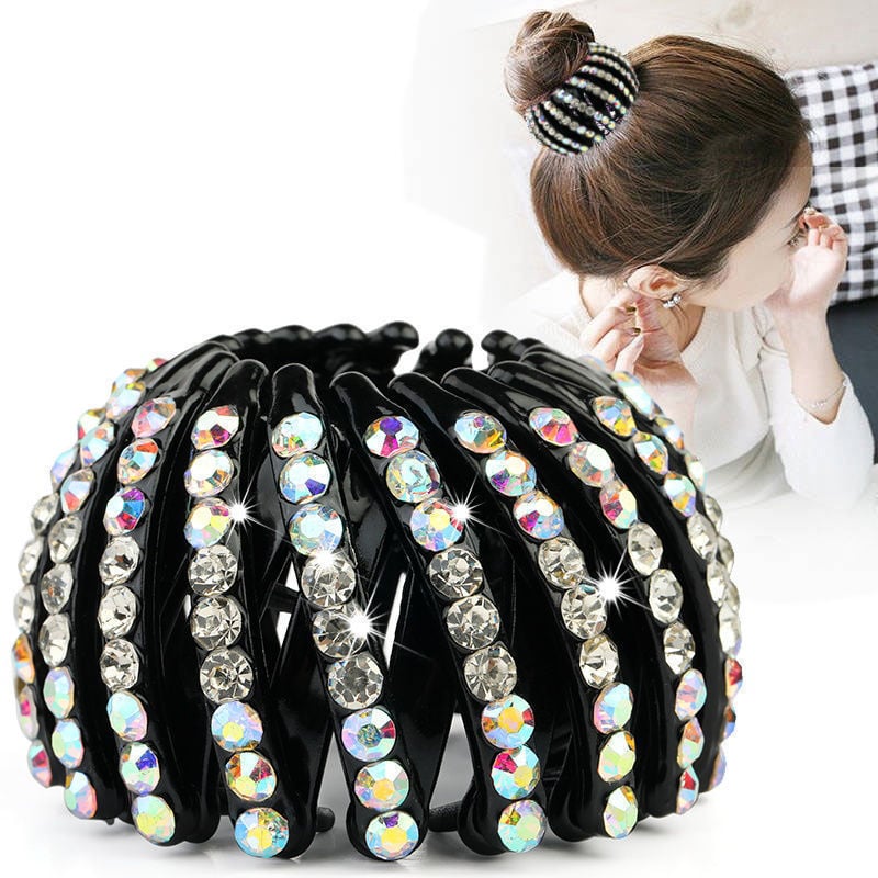 đRhinestone Lazy Bird's Nest Plate Hairpin-đ„Buy more save moređ„