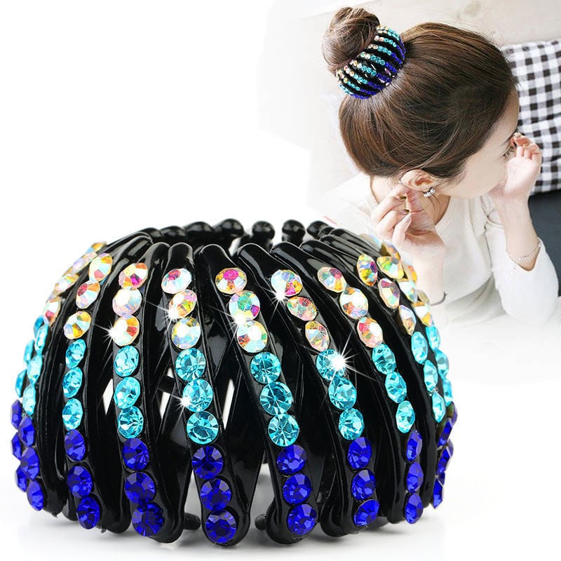 đRhinestone Lazy Bird's Nest Plate Hairpin-đ„Buy more save moređ„