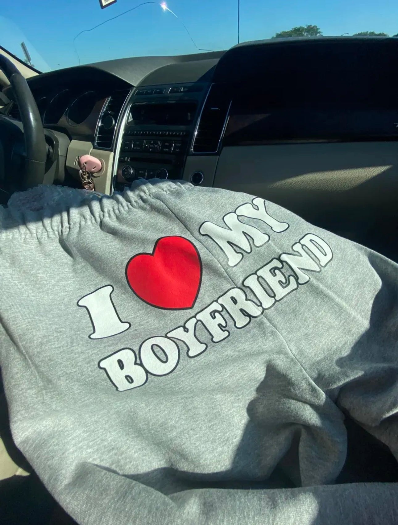 I 💖MY BOYFRIEND 🎁printed sweatpants