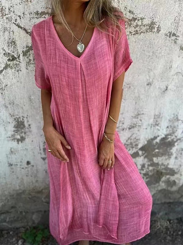 Lucy | V-Neck Midi Dress
