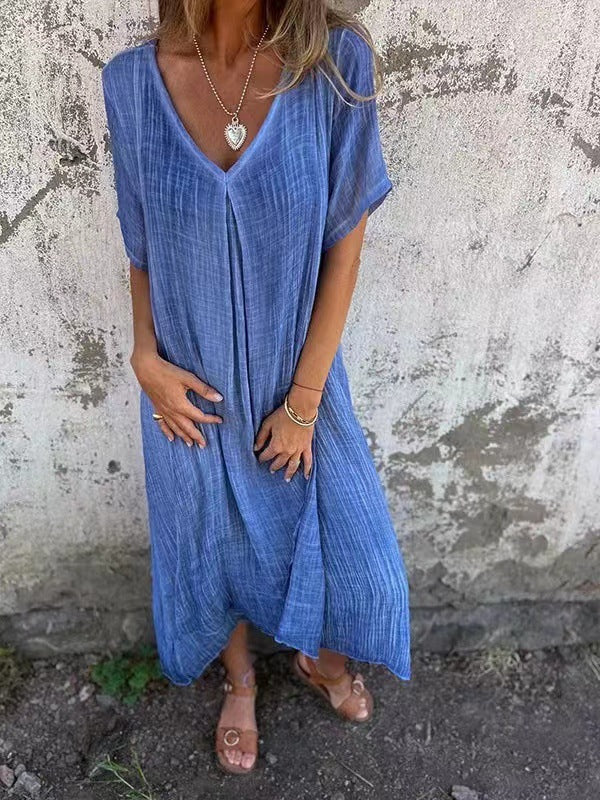 Lucy | V-Neck Midi Dress
