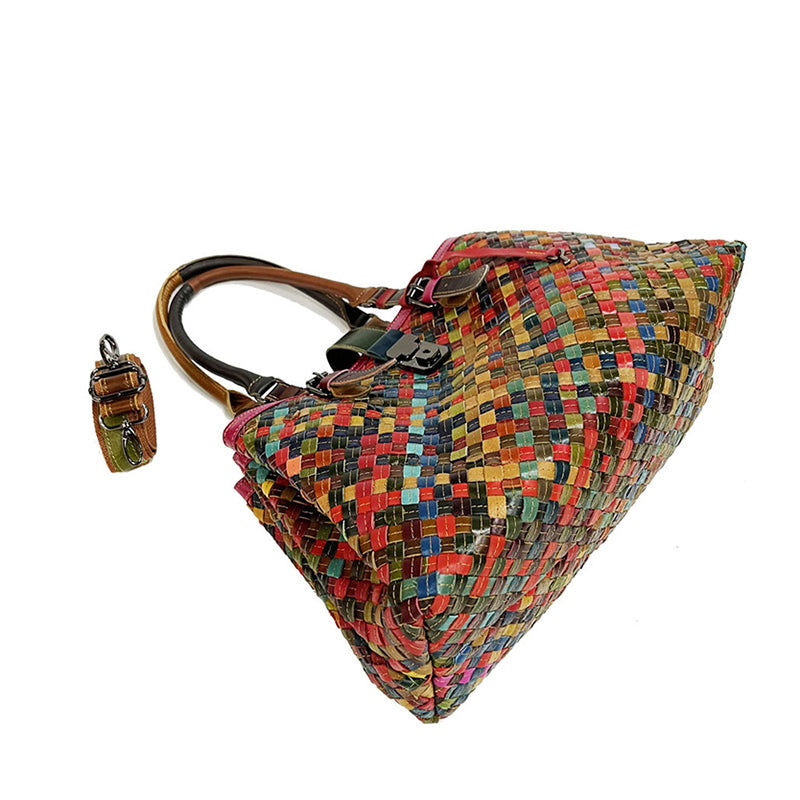 Women Multicolor Leather Handbags