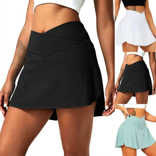 Fashion Women’s Quick-Dry Tennis Pant-Skirts with Pockets