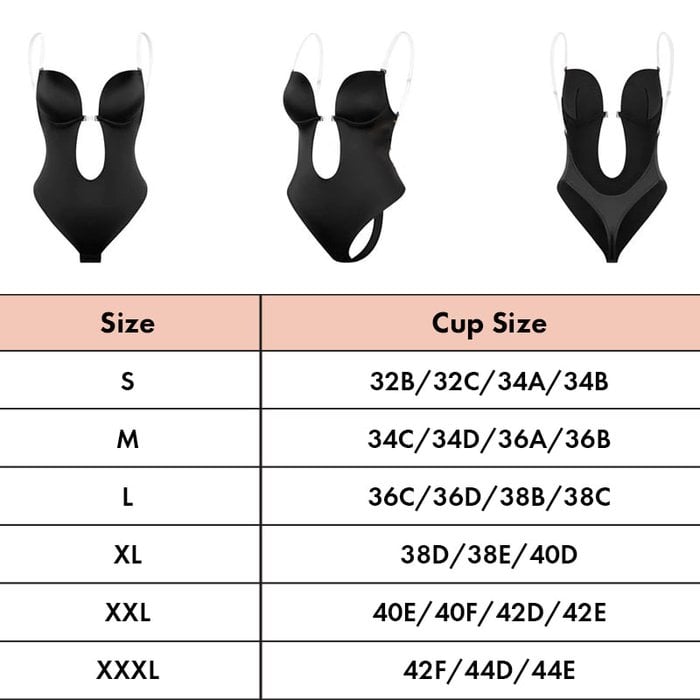 Mother's Day SalešPlunge Backless Body Shaper Bra