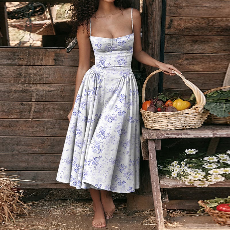 Sleeveless Corset Fit Midi Dress(BUY 2 FREE SHIPPING)