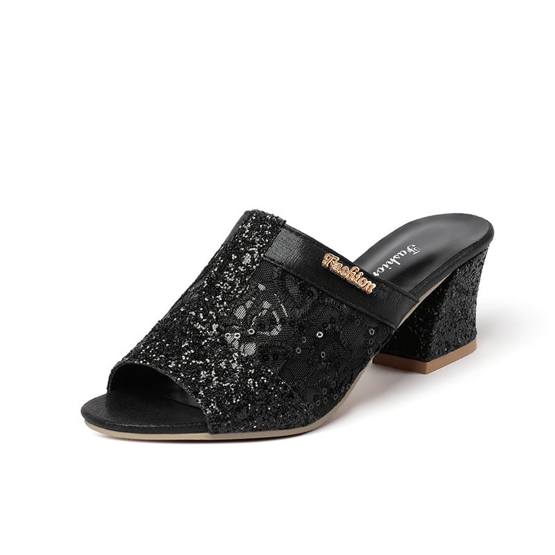 π49% OFFπ - Women's Glitter Sequins Decor Sandals