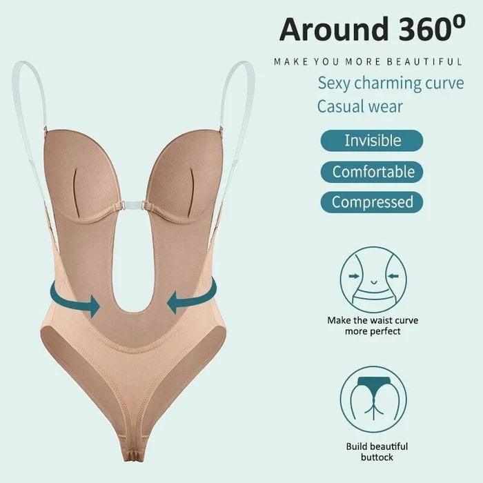 Mother's Day SalešPlunge Backless Body Shaper Bra