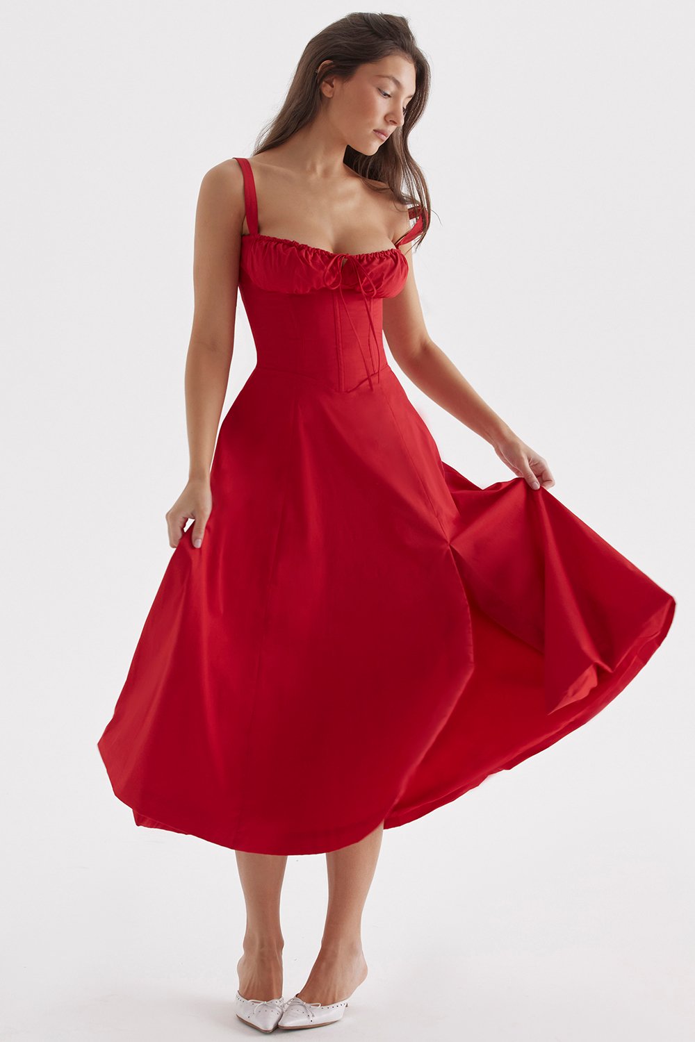 Exclusive Newest Style Dress-PRINT BUSTIER SUNDRESS