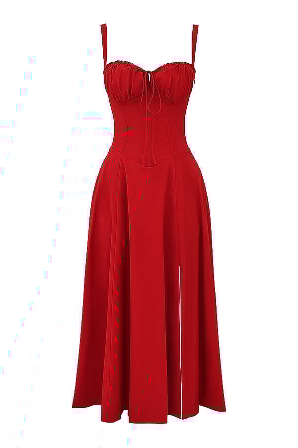 Exclusive Newest Style Dress-PRINT BUSTIER SUNDRESS