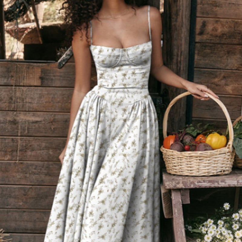 Sleeveless Corset Fit Midi Dress(BUY 2 FREE SHIPPING)