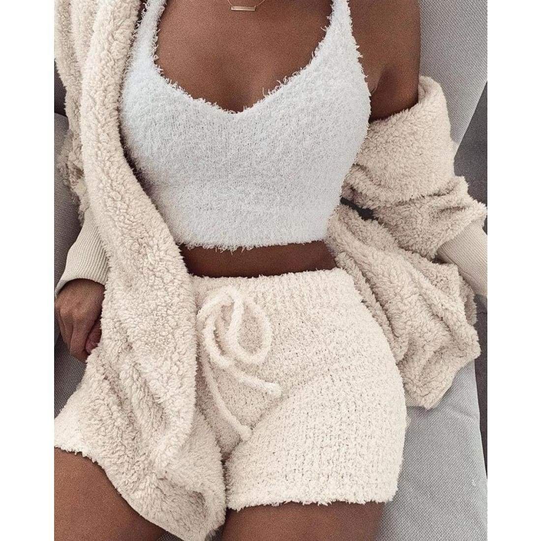 🔥48% OFF🔥-Cozy knit set (3 Pieces)