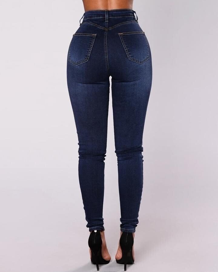ð¥Last day 49% OFFð¥Double Breasted High Waist Skinny Jeans