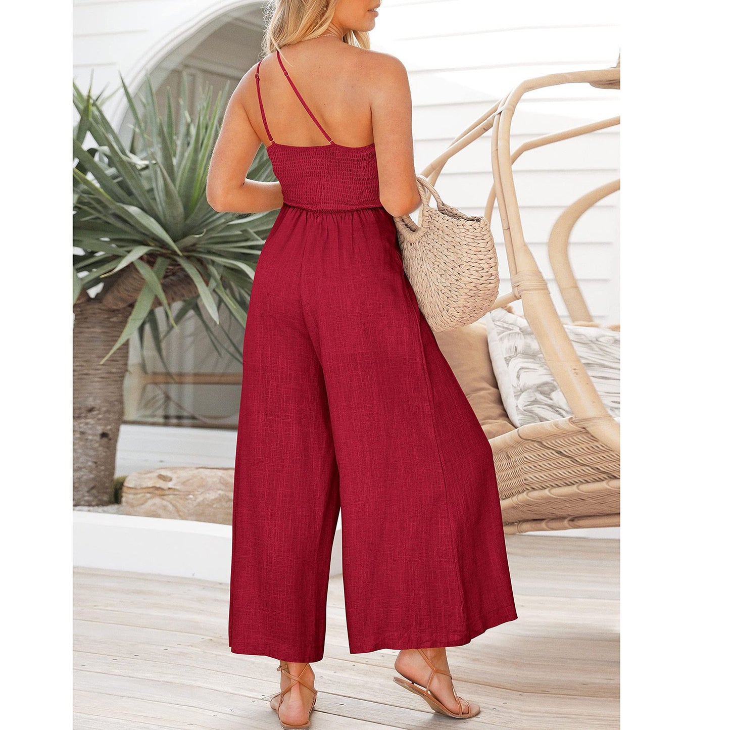 Summer Jumpsuit With Pockets