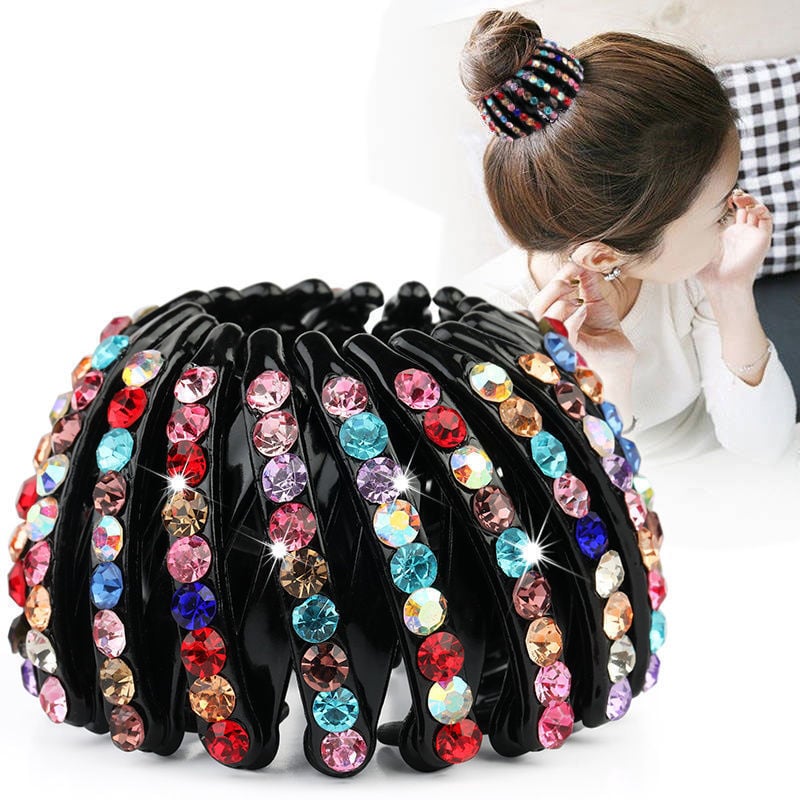 đRhinestone Lazy Bird's Nest Plate Hairpin-đ„Buy more save moređ„