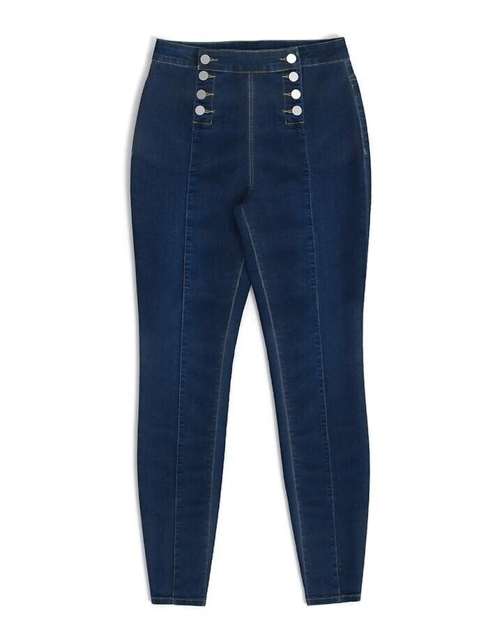 ð¥Last day 49% OFFð¥Double Breasted High Waist Skinny Jeans