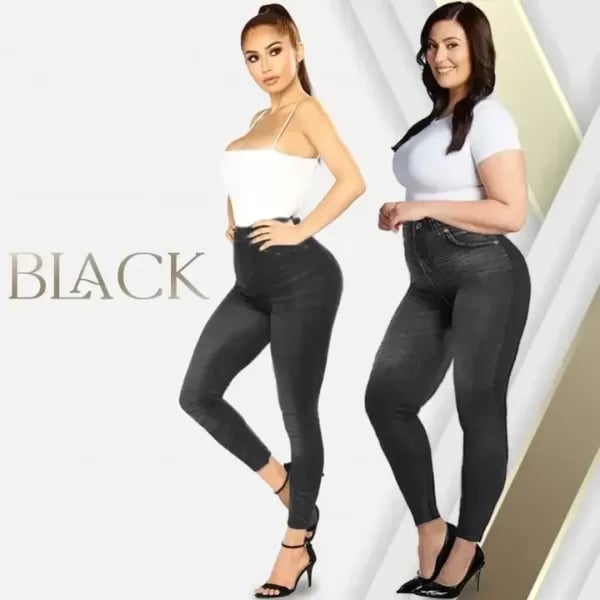 Margot Perfect Skinny Fit Stretch Pull On Push Up Plus Size Leggings