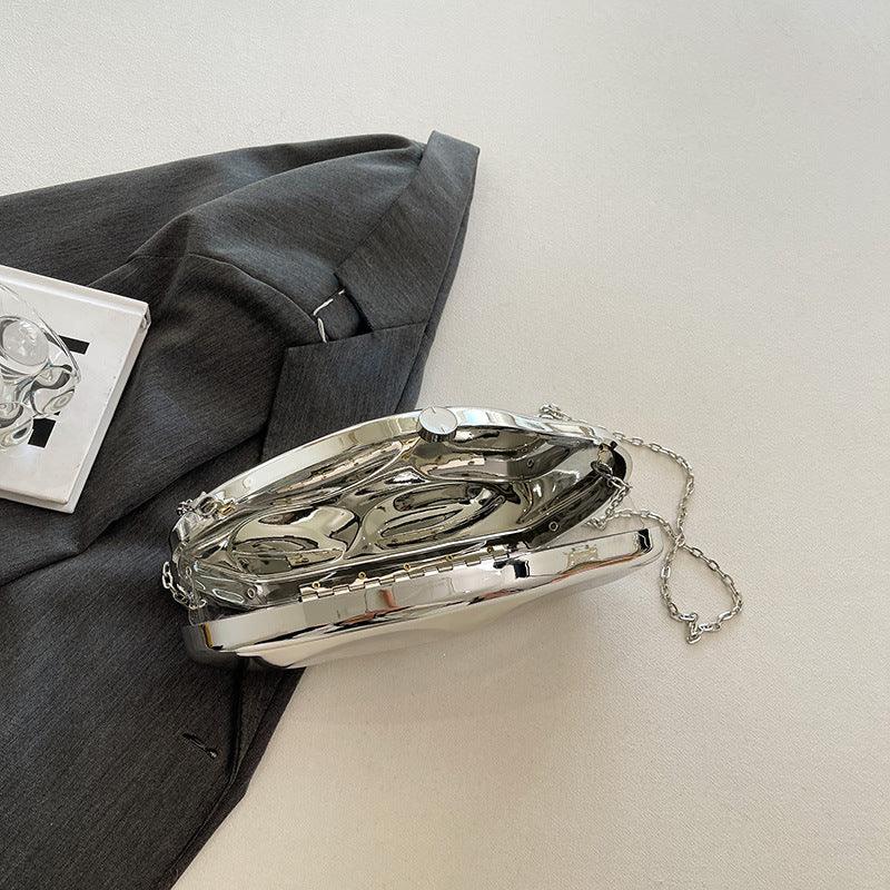 Acrylic Shaped Stone Clutch/Messenger Bag
