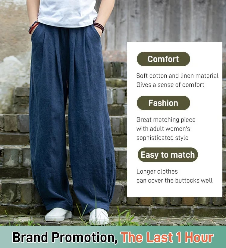 casual cotton hemp trousers——✨(Buy 2 free shipping)✨