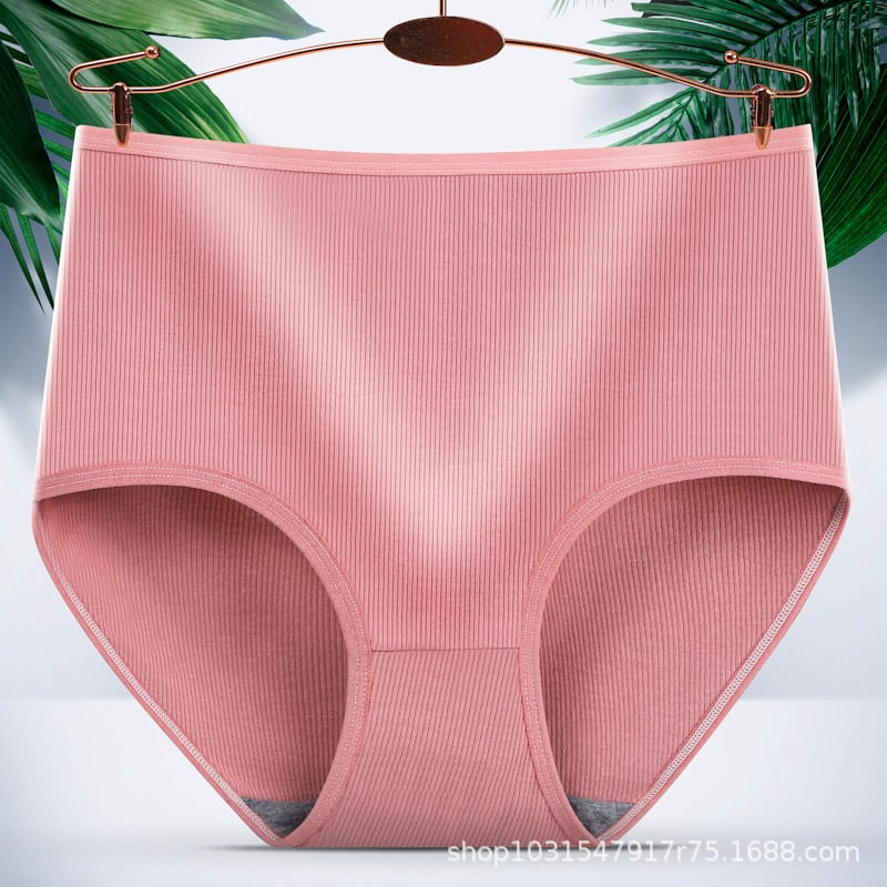 🔥ladies high waist  hygroscopic underwear (The discount will take effect at payment)