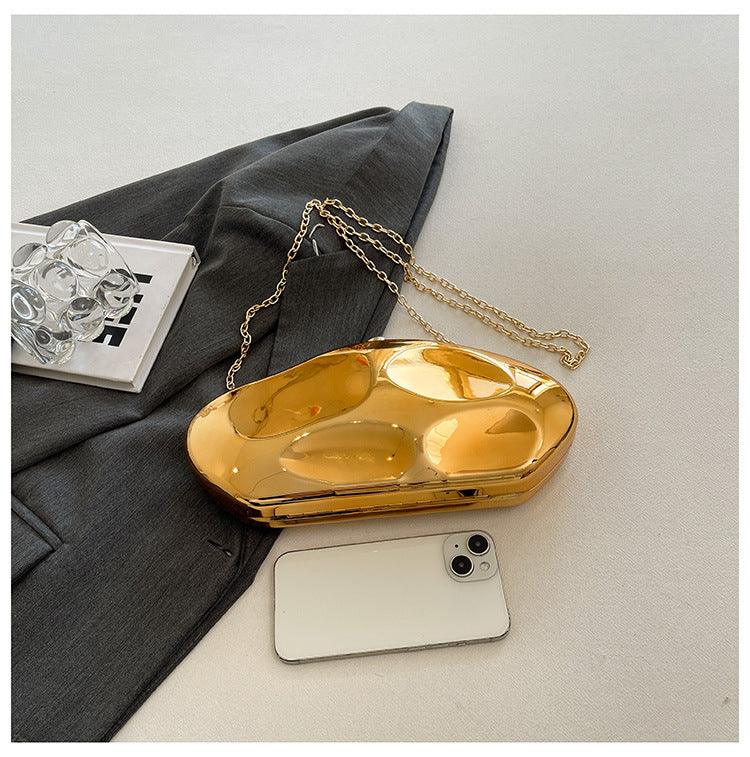 Acrylic Shaped Stone Clutch/Messenger Bag