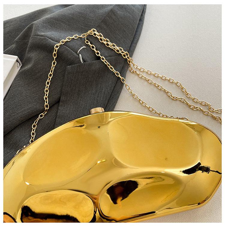 Acrylic Shaped Stone Clutch/Messenger Bag