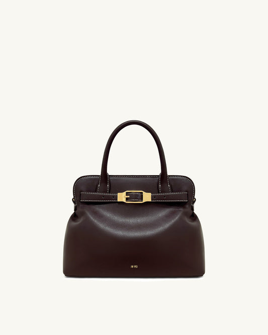 Mia Tote Bag - Dark Brown