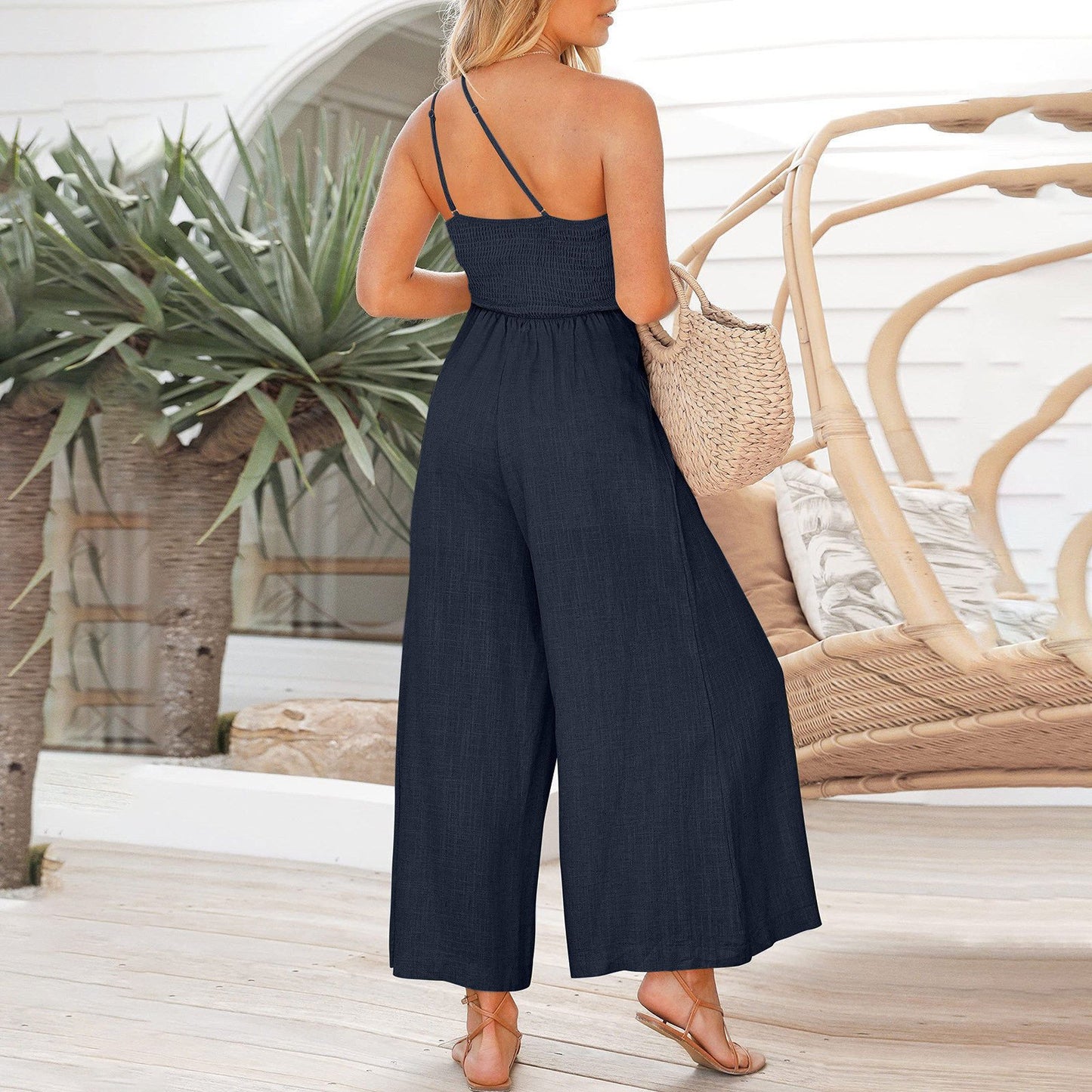 Summer Jumpsuit With Pockets