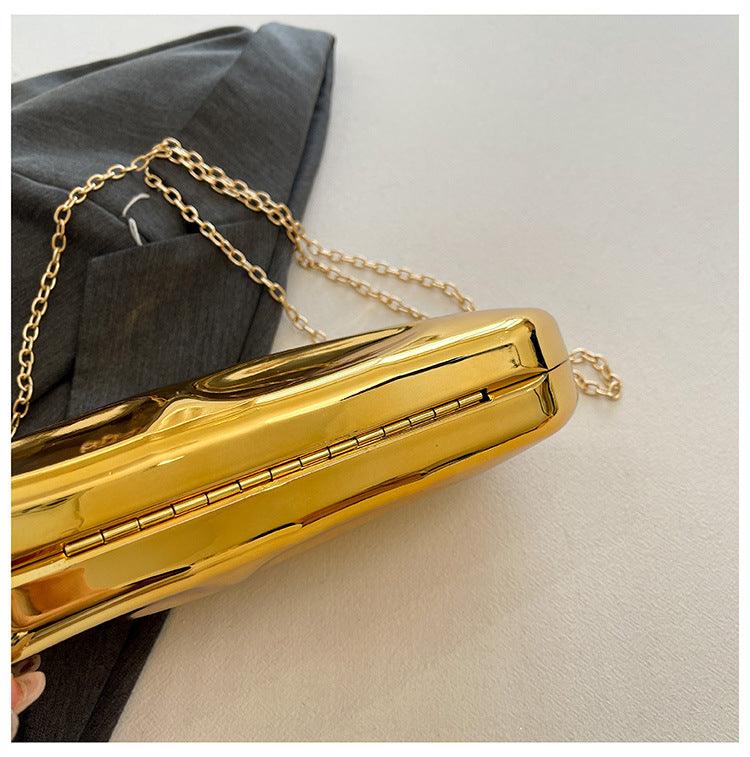 Acrylic Shaped Stone Clutch/Messenger Bag