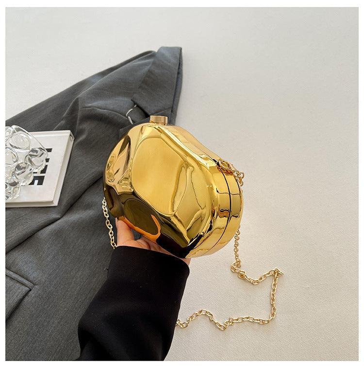 Acrylic Shaped Stone Clutch/Messenger Bag